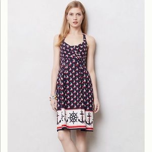 Anthropologie Windward Halter Dress size 4